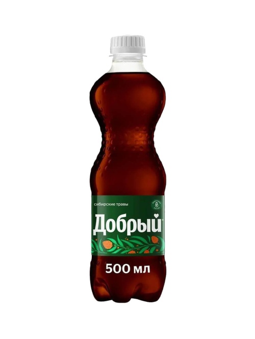 Добрый Сибирские травы напиток газированный 500 мл ПЭТ