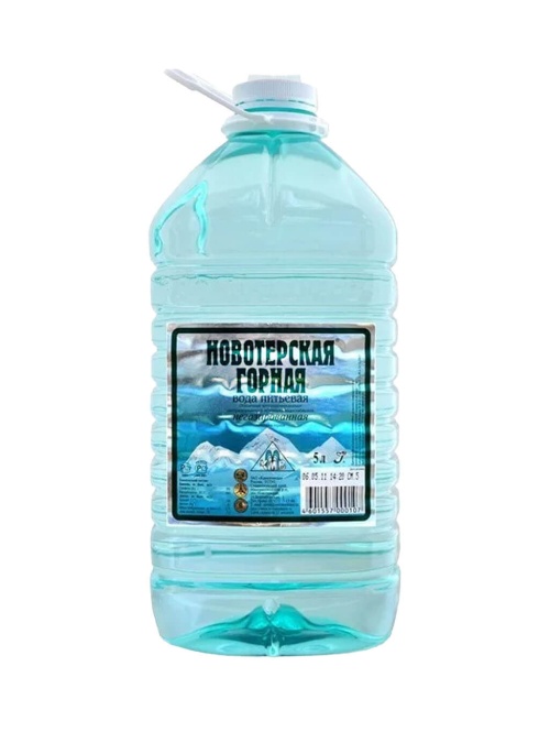 Вода Новотерская минеральная питьевая 5 л ПЭТ