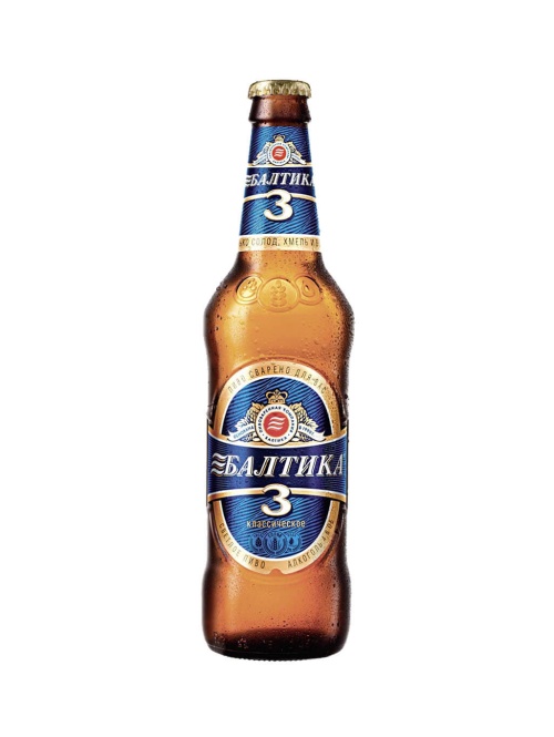 Балтика 3 пиво светлое классическое 450 мл стекло