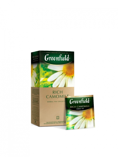 Чай черный Greenfield Rich Camomile 25 пакетов (1х10)