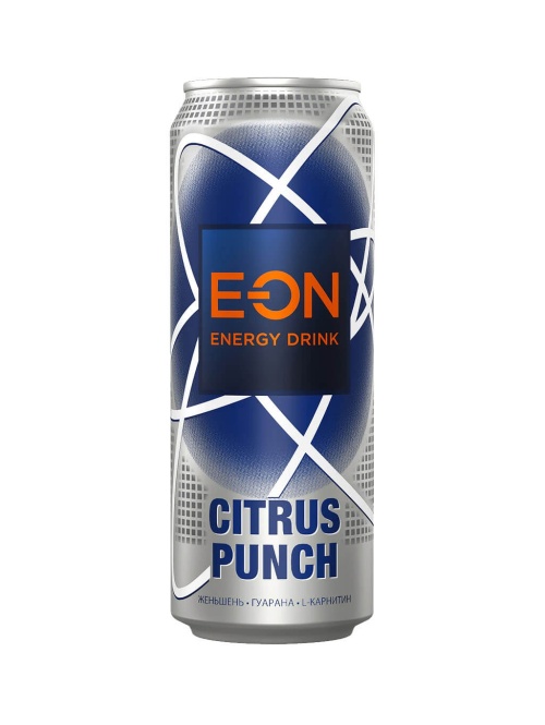 E-ON Апельсин энергетический напиток Citrus Punch 450 мл ЖБ