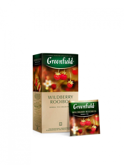 Чай черный Greenfield Wildberry Rooibos 25 пакетов (1х10)