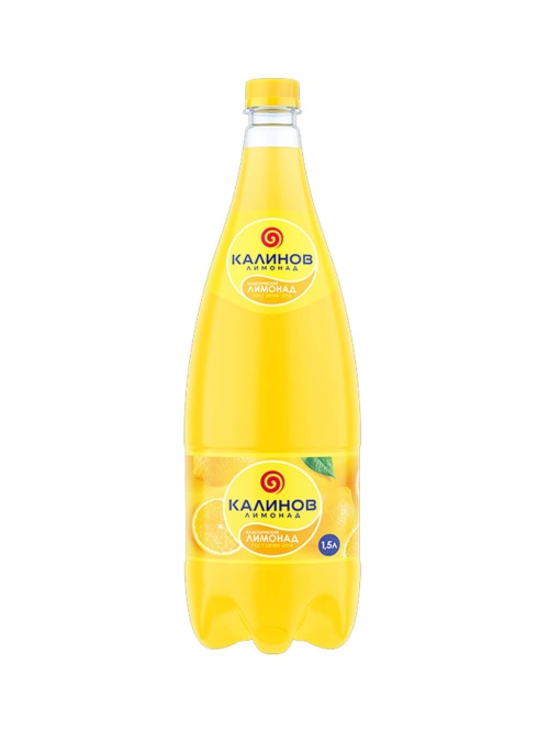 Калинов Классический лимонад 1,5 л газированный напиток ПЭТ