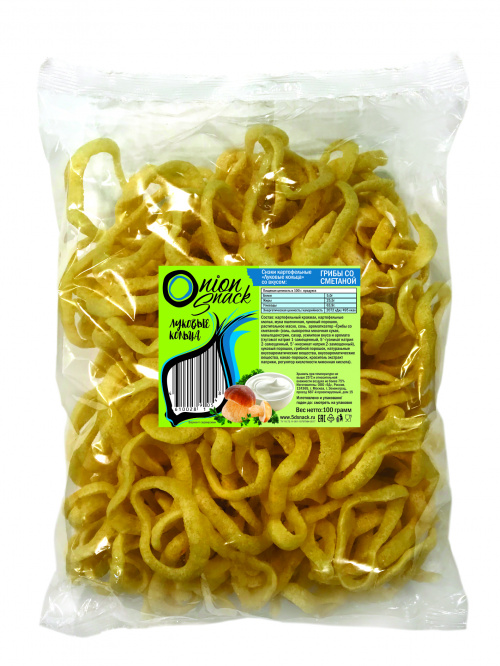 Луковые кольца Onion Snack 100 гр «грибы со сметаной»