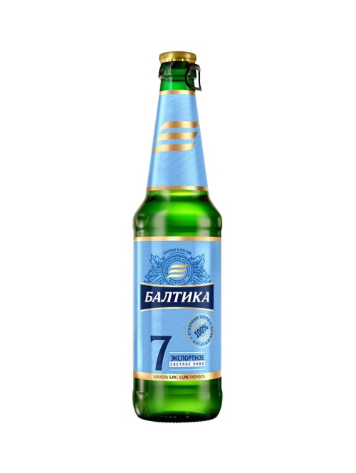 Балтика 7 пиво светлое экспортное 470 мл стекло