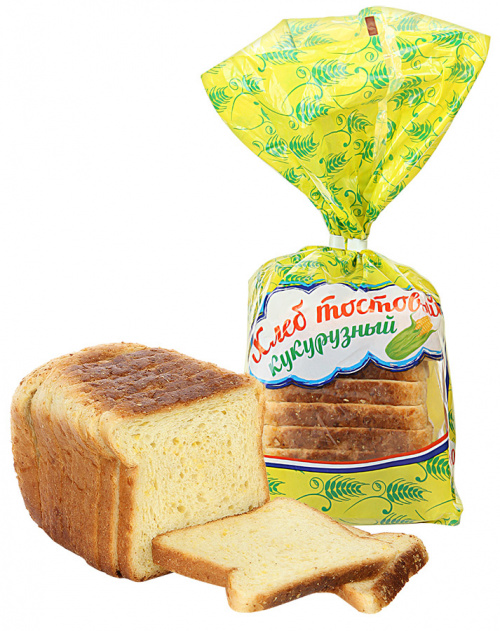 Хлеб Щелковохлеб тостовый кукурузный нарезка 0,24кг