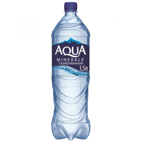 Вода Aqua Minerale питьевая газированная первой категории 1,5л