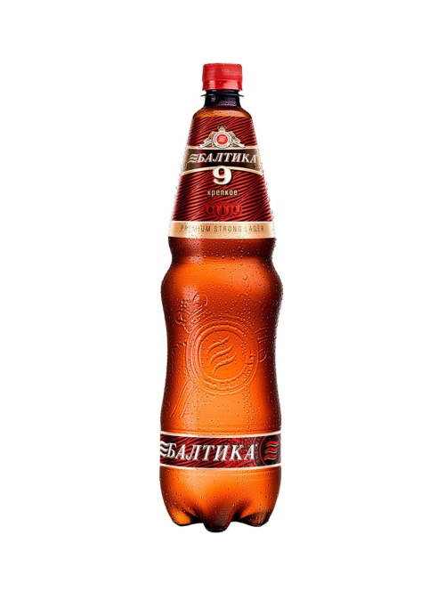 Балтика 9 пиво светлое крепкое 1,3 л ПЭТ