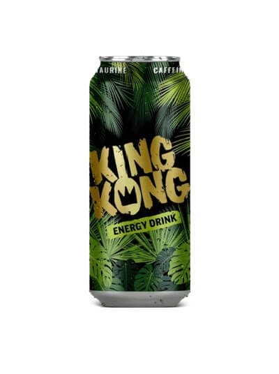 Напиток энергетический Кинг Конг классический зеленый 500 мл ЖБ