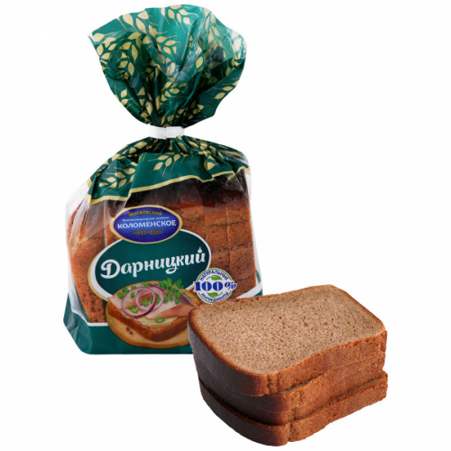 Хлеб Коломенское Дарницкий половинка в нарезке 0,35кг