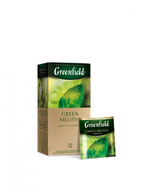 Чай черный Greenfield Green Melissa 25 пакетов (1х10)