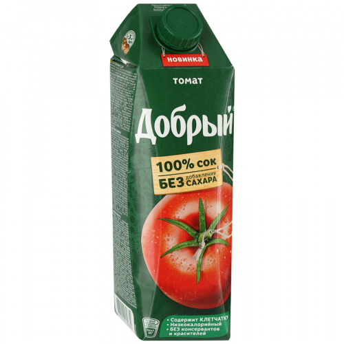 Сок Добрый томатный с мякотью 1л