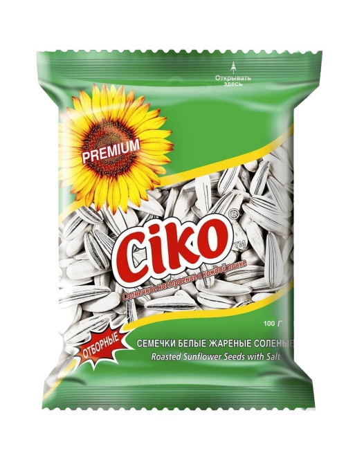 Семечки Ciko Чико белые жареные соленые отборные 100 гр подушка