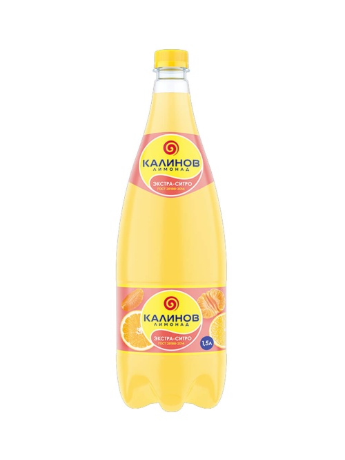 Калинов лимонад Ситро 1,5 л газированный напиток ПЭТ