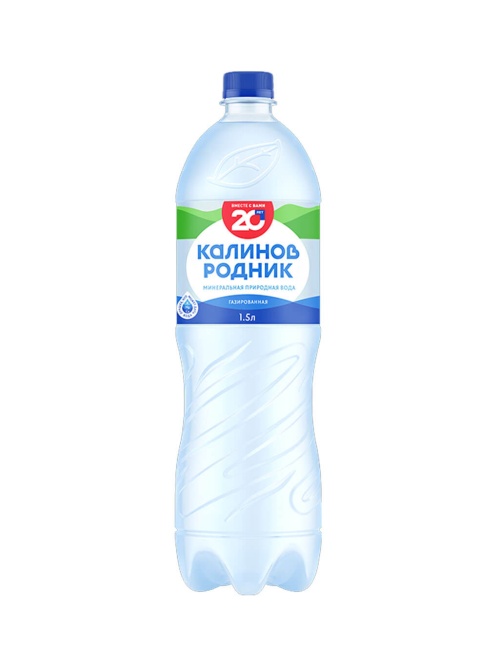 Вода Калинов родник газированная 1,5 л ПЭТ
