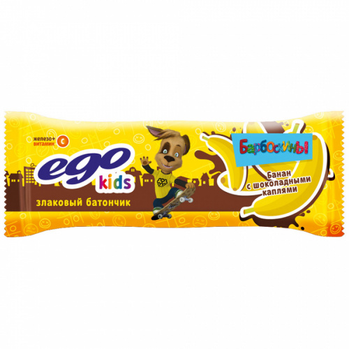 Батончик EGO KIDS мюсли Банан с шоколадными каплями с витамином С БАД 5г
