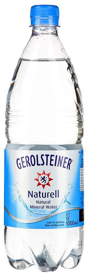 Вода Gerolsteiner Natural Минеральная негазированная 1л