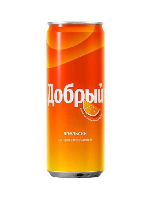 Добрый Апельсин напиток газированный 330 мл ЖБ