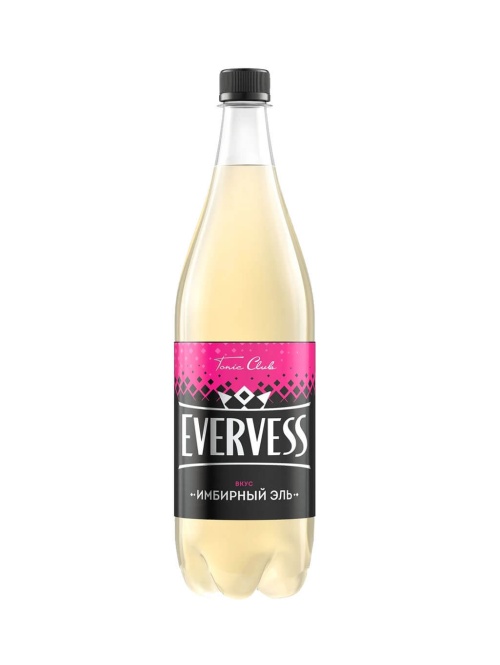 Эвервесс Имбирный Эль Evervess газированный напиток 1 л ПЭТ