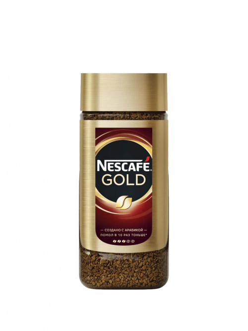 Кофе растворимый Nescafe Gold стеклянная банка 95г (1х12)