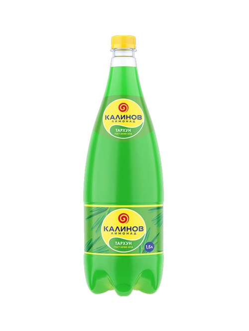 Калинов лимонад Тархун 1,5 л газированный напиток ПЭТ