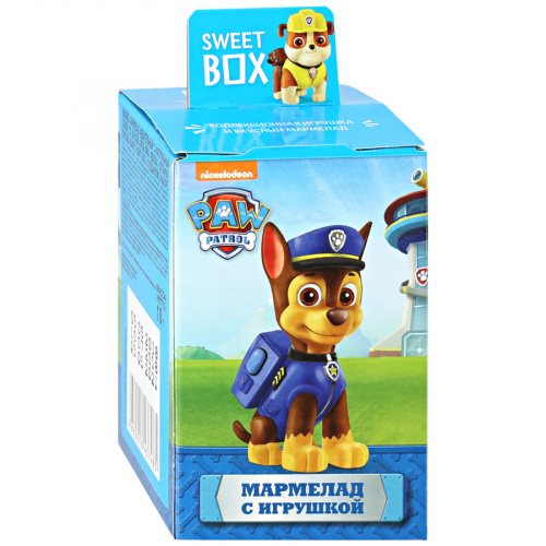Мармелад с игрушкой Sweet BOX Щенячий патруль, 10г