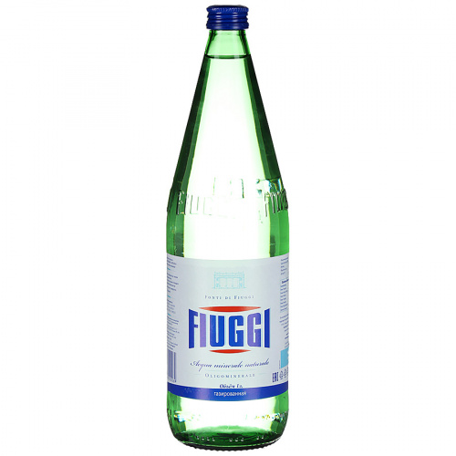 Вода Fiuggi минеральная природная питьевая столовая гидрокарбонатная магниево-кальциевая газированная 1л