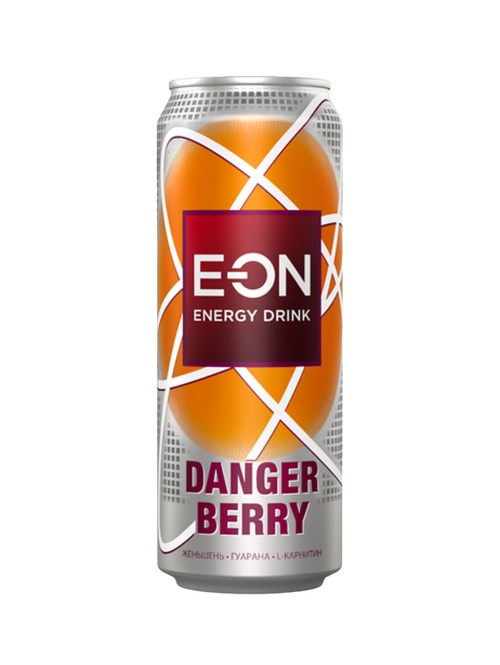 E-ON Грейпфрут Малина энергетический напиток Danger Berry 450 мл ЖБ