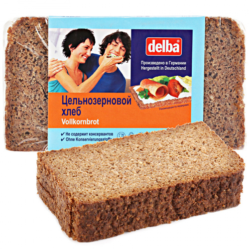 Хлеб цельнозерновой Delba 500г