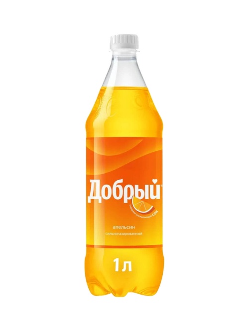 Добрый Апельсин напиток газированный 1 л ПЭТ
