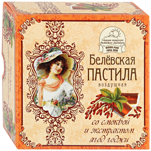 Белёвская пастила Старые Традиции со смоквой и экстрактом ягод годжи, 150г