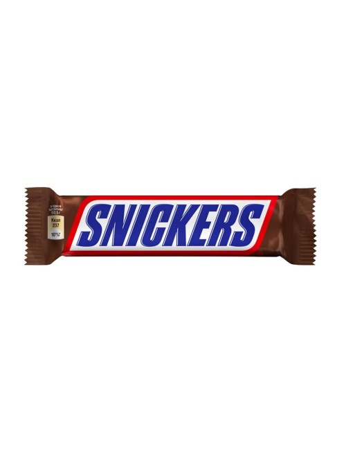 Батончик Snickers шоколадный 51 г