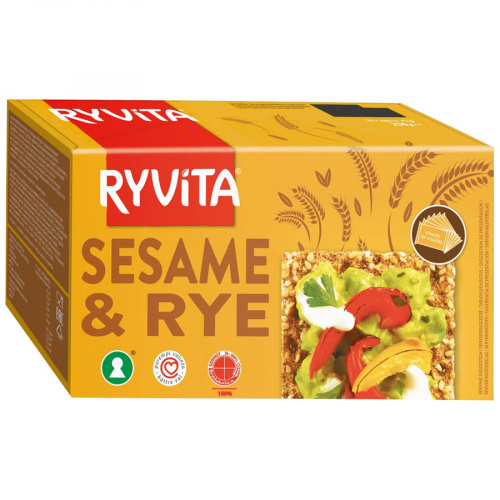 "Хлебцы Ryvita из цельного зерна c кунжутом ""Sesame"", 250г"
