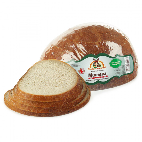Хлеб Хлебное местечко Митава заварной бездрожжевой нарезка, 300 г