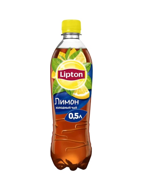 Липтон Лимон Чай холодный 500 мл ПЭТ