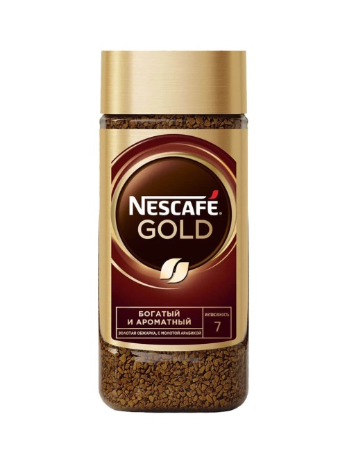 Nescafe Gold кофе растворимый 95 гр стекло