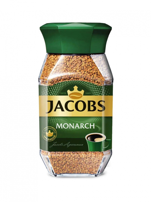 Кофе растворимый Jacobs Monarch банка стекло 270г (1х6)