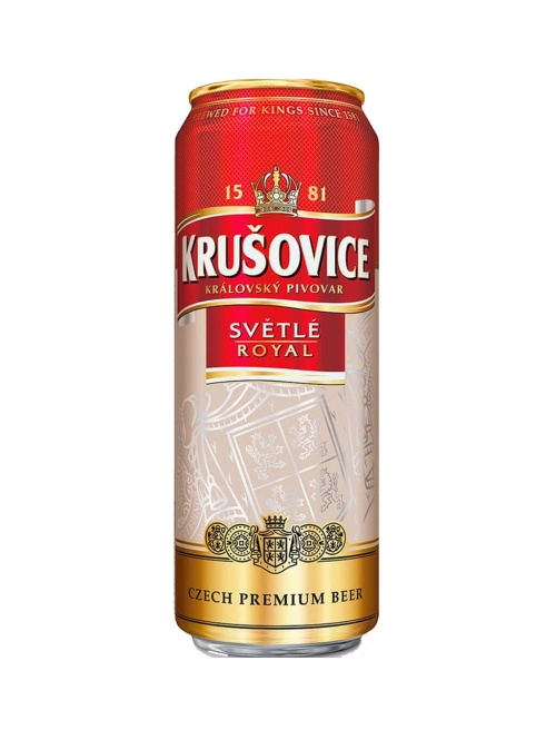 Пиво Крушовице Krusovice светлое 450 мл ЖБ