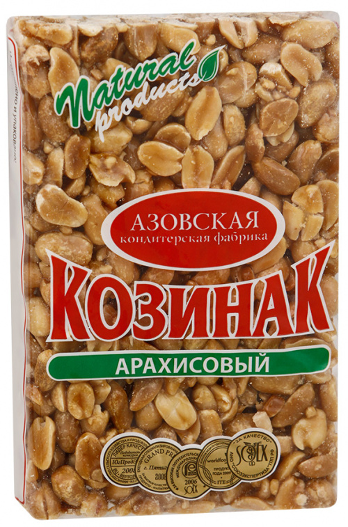Козинак Азовская кондитерская фабрика арахисовый 170г