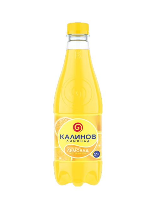 Калинов Классический лимонад 500 мл газированный напиток ПЭТ