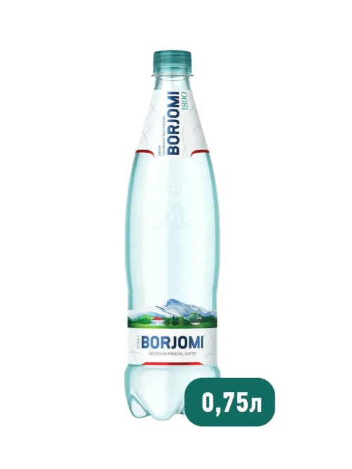 Боржоми Borjomi вода минеральная 750 мл ПЭТ